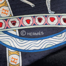 将图像加载到图库查看器中，HERMES Twilly Queen of Hearts Dame de Coeur Black//Rouge/Gold Silk100%
