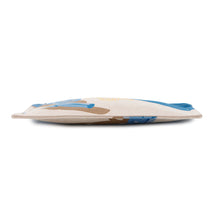 Load image into Gallery viewer, HERMES Chaine d&#39;Ancre Yachting Flat Pouch Beige/Blue Cotton100%
