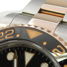 Load image into Gallery viewer, ROLEX GMT MasterII W40mm Stainless Steel K18PG Black Dial126711CHNR
