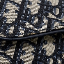 Load image into Gallery viewer, Dior Saddle Oblique One Shoulder Bag NavyM0455CTZQ Canvas Leather
