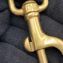 将图像加载到图库查看器中，Dior Embroidery Shoulder Strap Navy/BeigeS8552CBTE Canvas Leather
