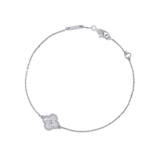 将图像加载到图库查看器中，Van Cleef &amp; Arpels Sweet Alhambra BraceletVCARO85600 18K White Gold
