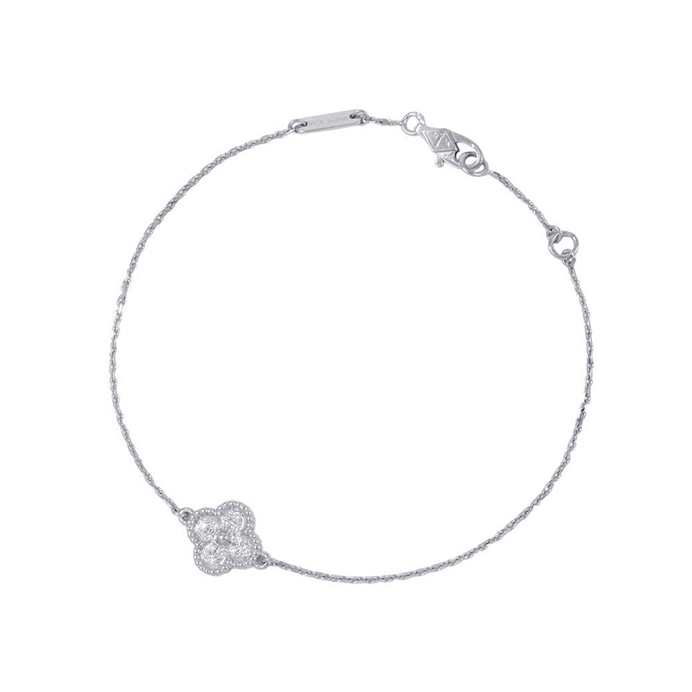 Van Cleef & Arpels Sweet Alhambra BraceletVCARO85600 18K White Gold