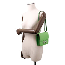 Load image into Gallery viewer, HERMES Constance3 Miroir Vert Yucca Epsom Size Mini
