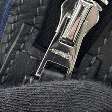 Load image into Gallery viewer, HERMES HERMES Slicked Back Blue・Marine/Caban Toile Bivouac Swift Leather
