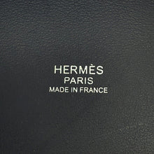 Load image into Gallery viewer, HERMES HERMES Slicked Back Blue・Marine/Caban Toile Bivouac Swift Leather
