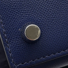 将图像加载到图库查看器中，HERMES Kelly Sellier Blue Encre Veau Madame Size 25
