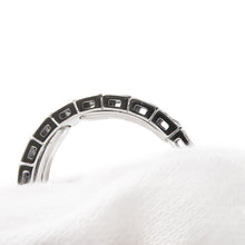 将图像加载到图库查看器中，Damiani Belle Epoque Sapphire Diamond Ring Size Approximately 11 18K White Gold
