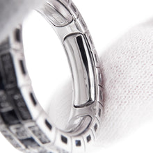 将图像加载到图库查看器中，Damiani Belle Epoque Sapphire Diamond Ring Size Approximately 11 18K White Gold
