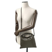 将图像加载到图库查看器中，Bottega Veneta INTRECCIATO Mini Hop 2WAY Shoulder Khaki777586 Calf Leather Size Mini
