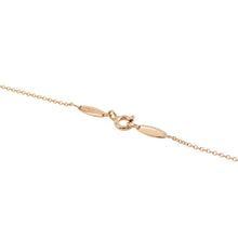 将图像加载到图库查看器中，TIFFANY&amp;Co. Elsa Peretti By the Yard Single Diamond Pendant 18K Pink Gold
