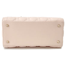 将图像加载到图库查看器中，Dior Lady Dior Canage Powder PinkM0565ONGE_M413 Lambskin Size Medium
