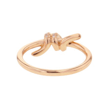 Load image into Gallery viewer, TIFFANY&amp;Co. Knot Diamond Ring Size Approximately No. 1269526411 18K Pink Gold

