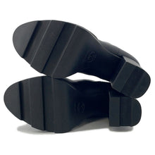 Load image into Gallery viewer, LOUIS VUITTON LV Beaubourg EncreBoots Black1AABB5 Calf Leather Monogram Size 37
