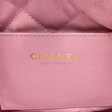 将图像加载到图库查看器中，CHANEL CHANEL22 ChainShoulder Bag PinkAS3980 Shiny Calf Leather Size Mini
