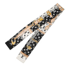 Load image into Gallery viewer, LOUIS VUITTON Bandeau Monogram Confidential NoirM78656 Silk100%
