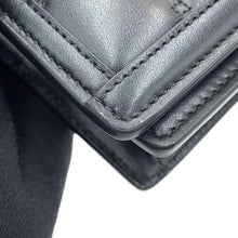 将图像加载到图库查看器中，GUCCI GGMatelasse Chain Wallet Black723787 Leather
