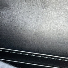 将图像加载到图库查看器中，GUCCI GGMatelasse Chain Wallet Black723787 Leather
