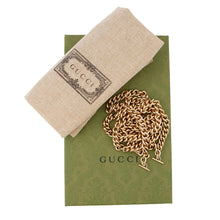 将图像加载到图库查看器中，GUCCI GGMatelasse Chain Wallet Black723787 Leather
