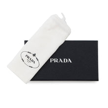将图像加载到图库查看器中，PRADA Robot Bag Charm White/Black2TR101 Saffiano LeatherLeather Metal
