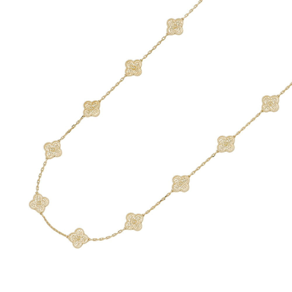 Van Cleef & Arpels Vintage Alhambra long necklace 20 motifsVCARO1IC00 18K Yellow Gold