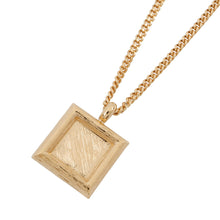 Load image into Gallery viewer, CHANEL CC Logo Rhinestone Necklace Pink/Gold Gold Plated Rhinestone
