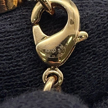 Load image into Gallery viewer, CHANEL CC Logo Rhinestone Necklace Pink/Gold Gold Plated Rhinestone
