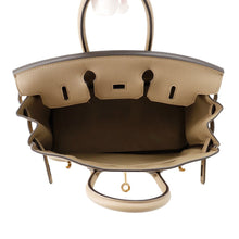 将图像加载到图库查看器中，HERMES Birkin Beige Marfa Togo Leather Size 25
