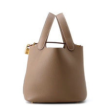 将图像加载到图库查看器中，HERMES Picotin Padlock Etoupe Taurillon Clemence Size PM
