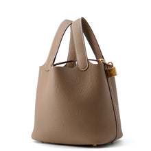 将图像加载到图库查看器中，HERMES Picotin Padlock Etoupe Taurillon Clemence Size PM
