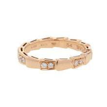 Load image into Gallery viewer, BVLGARI Serpenti Viper Ring Size 54/#14353271 18K Pink Gold

