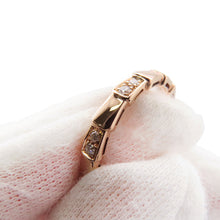 Load image into Gallery viewer, BVLGARI Serpenti Viper Ring Size 54/#14353271 18K Pink Gold
