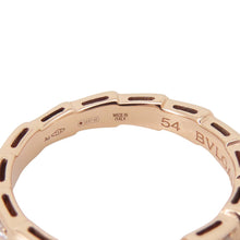 Load image into Gallery viewer, BVLGARI Serpenti Viper Ring Size 54/#14353271 18K Pink Gold
