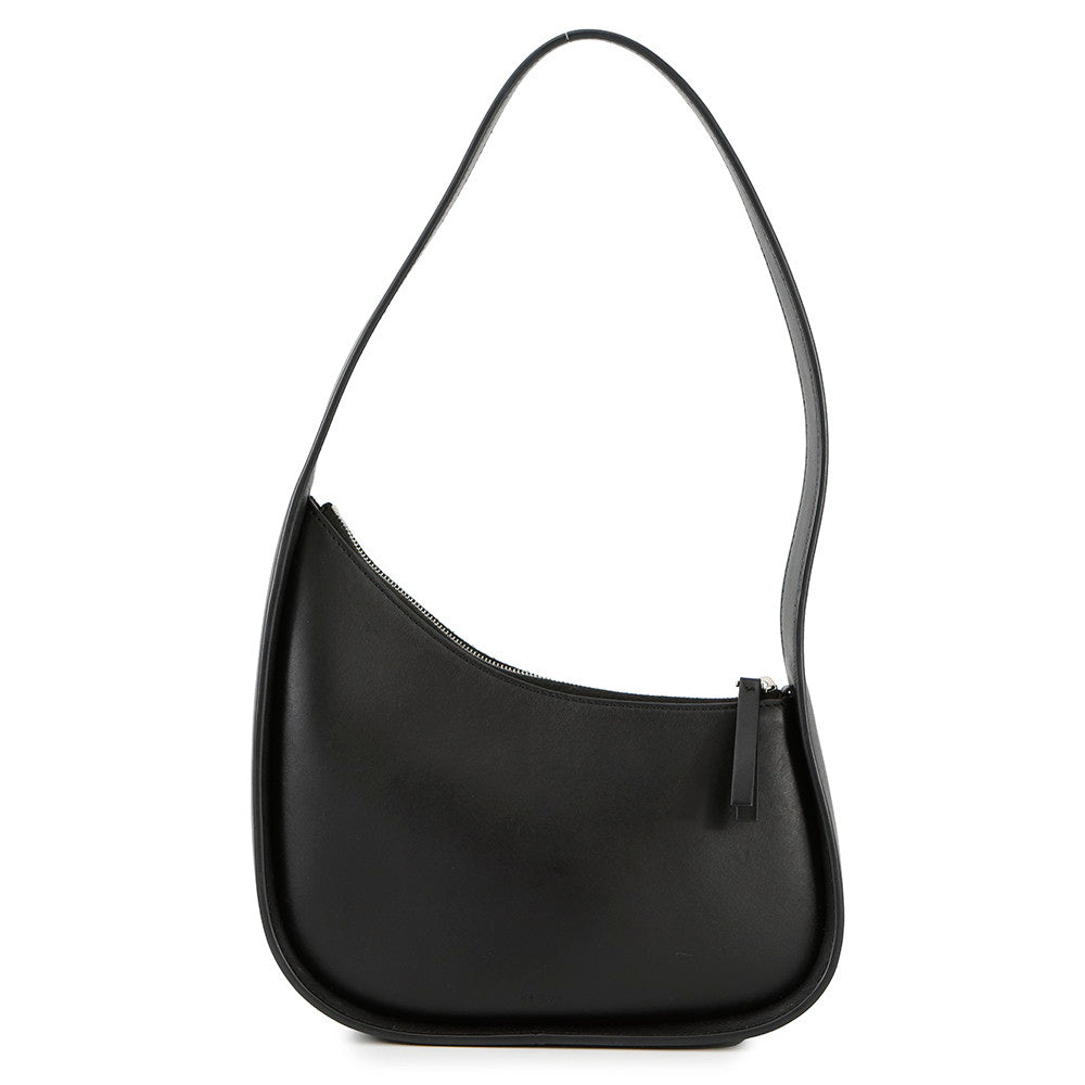 The Row Half Moon Shoulder Bag BlackW1249 Leather