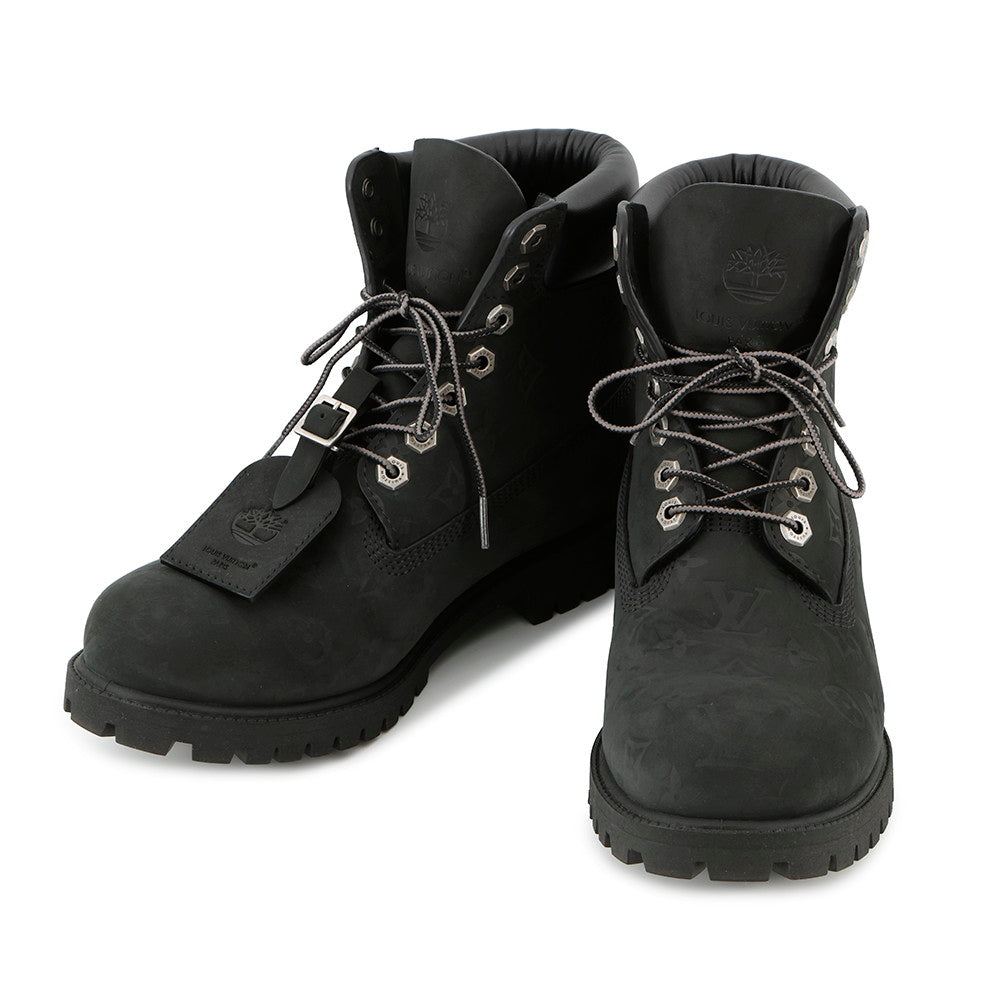 LOUIS VUITTON Timberland LV x Timberland 6-IN EncreBoots Black1AD73B Suede leather Size 9.5