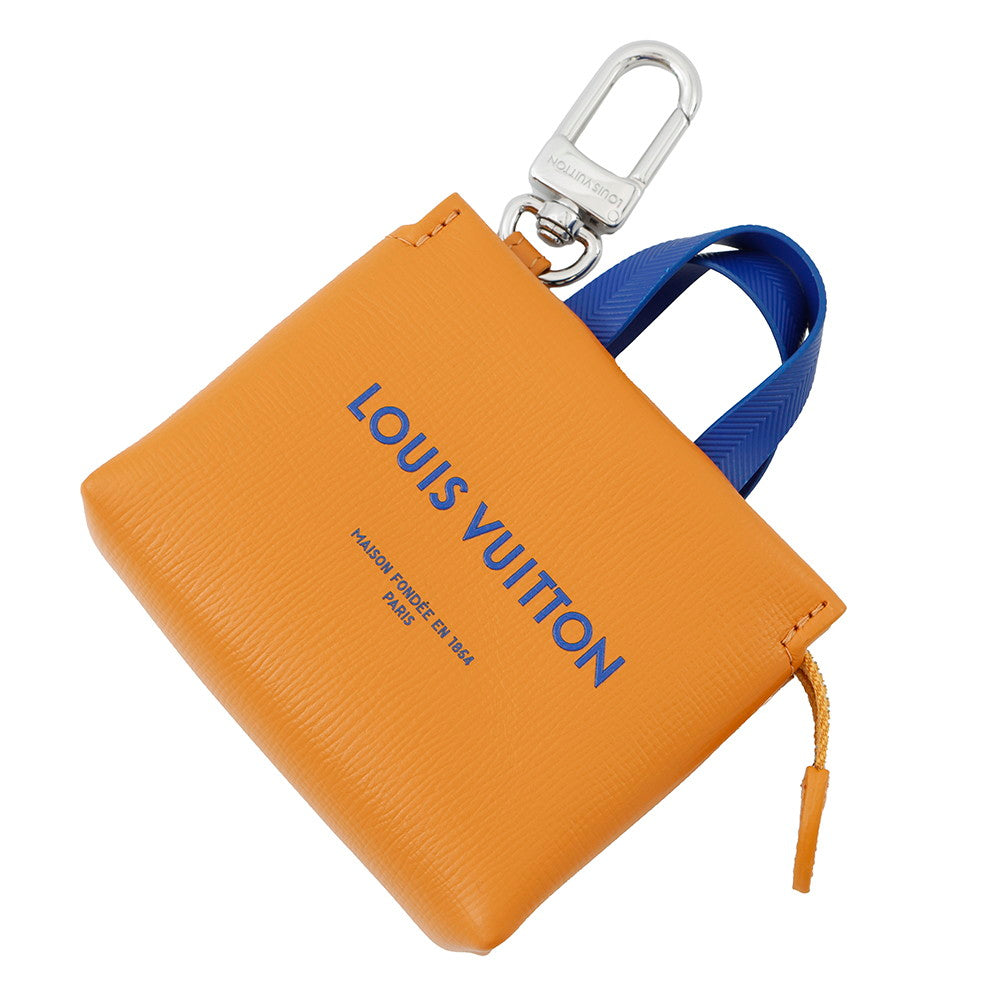 LOUIS VUITTON Bag Charm・LV Mini Shopper OrangeM02699 Leather