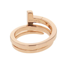 将图像加载到图库查看器中，TIFFANY&amp;Co. T-Square Wrap Earring Size Approximately 11 18K Pink Gold
