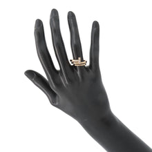 将图像加载到图库查看器中，TIFFANY&amp;Co. T-Square Wrap Earring Size Approximately 11 18K Pink Gold
