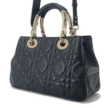 Load image into Gallery viewer, Dior Lady&#39;s 95.22 2WAY Handbag BlackM0699OVJX Leather Size Medium
