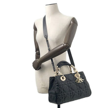Load image into Gallery viewer, Dior Lady&#39;s 95.22 2WAY Handbag BlackM0699OVJX Leather Size Medium
