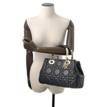 Load image into Gallery viewer, Dior Lady&#39;s 95.22 2WAY Handbag BlackM0699OVJX Leather Size Medium
