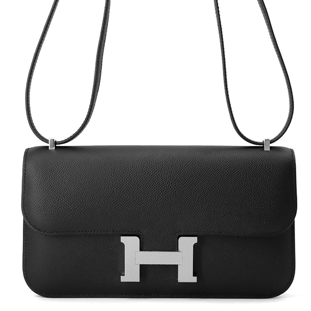 HERMES Constance Elan Miroir Black Epsom