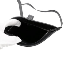 将图像加载到图库查看器中，HERMES Potential Plus Black Swift Leather
