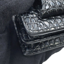 将图像加载到图库查看器中，SAINT LAURENT PARIS Sunset ChainShoulder Bag Black442906 Croco embossed leather
