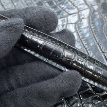 将图像加载到图库查看器中，SAINT LAURENT PARIS Sunset ChainShoulder Bag Black442906 Croco embossed leather
