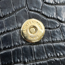 将图像加载到图库查看器中，SAINT LAURENT PARIS Sunset ChainShoulder Bag Black442906 Croco embossed leather
