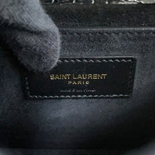 将图像加载到图库查看器中，SAINT LAURENT PARIS Sunset ChainShoulder Bag Black442906 Croco embossed leather
