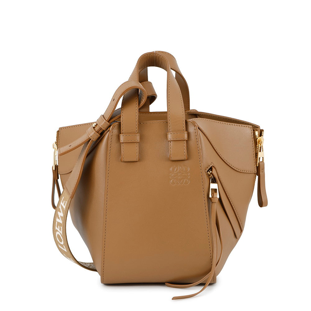 LOEWE hammock Oak BrownA538H13X14 Calf Leather Size compact