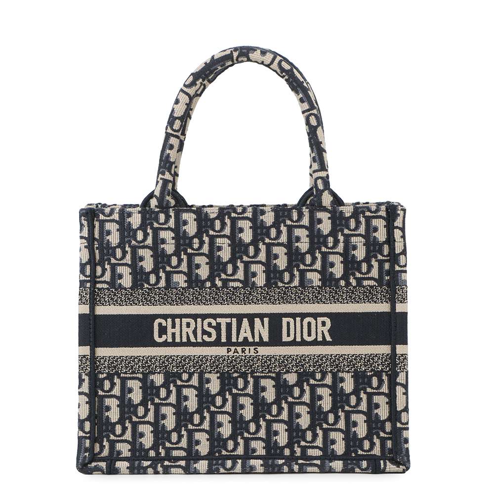 Dior Book tote Navy/BeigeM1265ZRIW Canvas Size Small