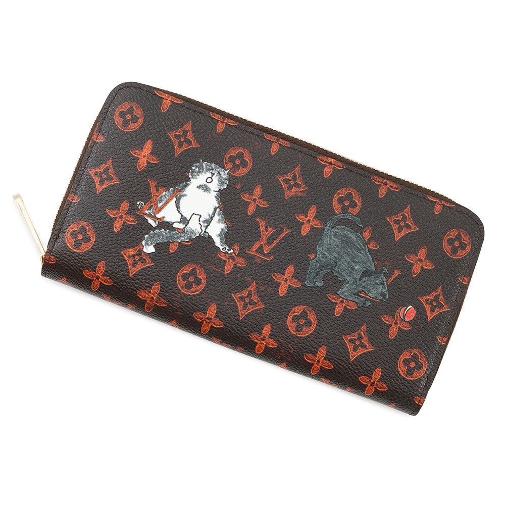 LOUIS VUITTON Zippy Wallet OrangeM63875 Transformed Monogram/Catogram